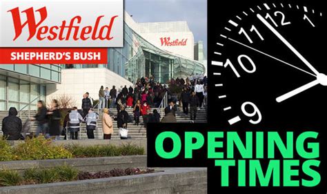 westfield london opening hours today